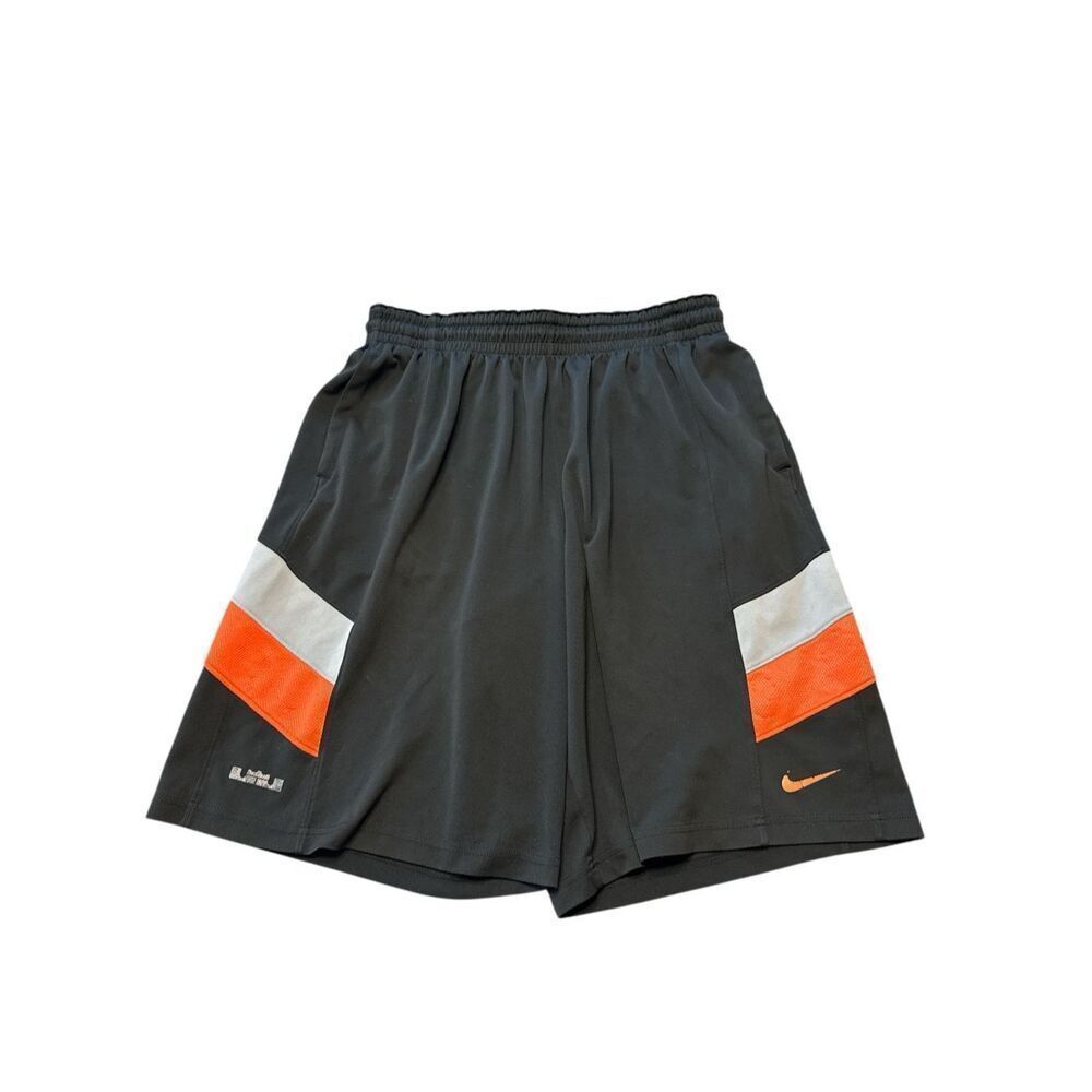 NIKE Lebron James DRI-FIT Mens XL Basketball Shorts King Crown Logo